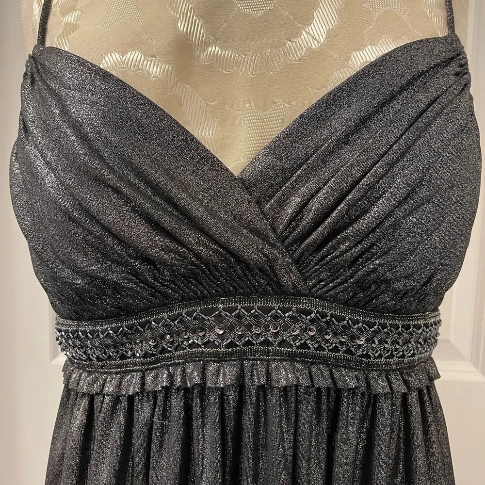 Dressbarn Collection Metallic Dress size 10. Smoke free. Like New condition. - Picture 2 of 4